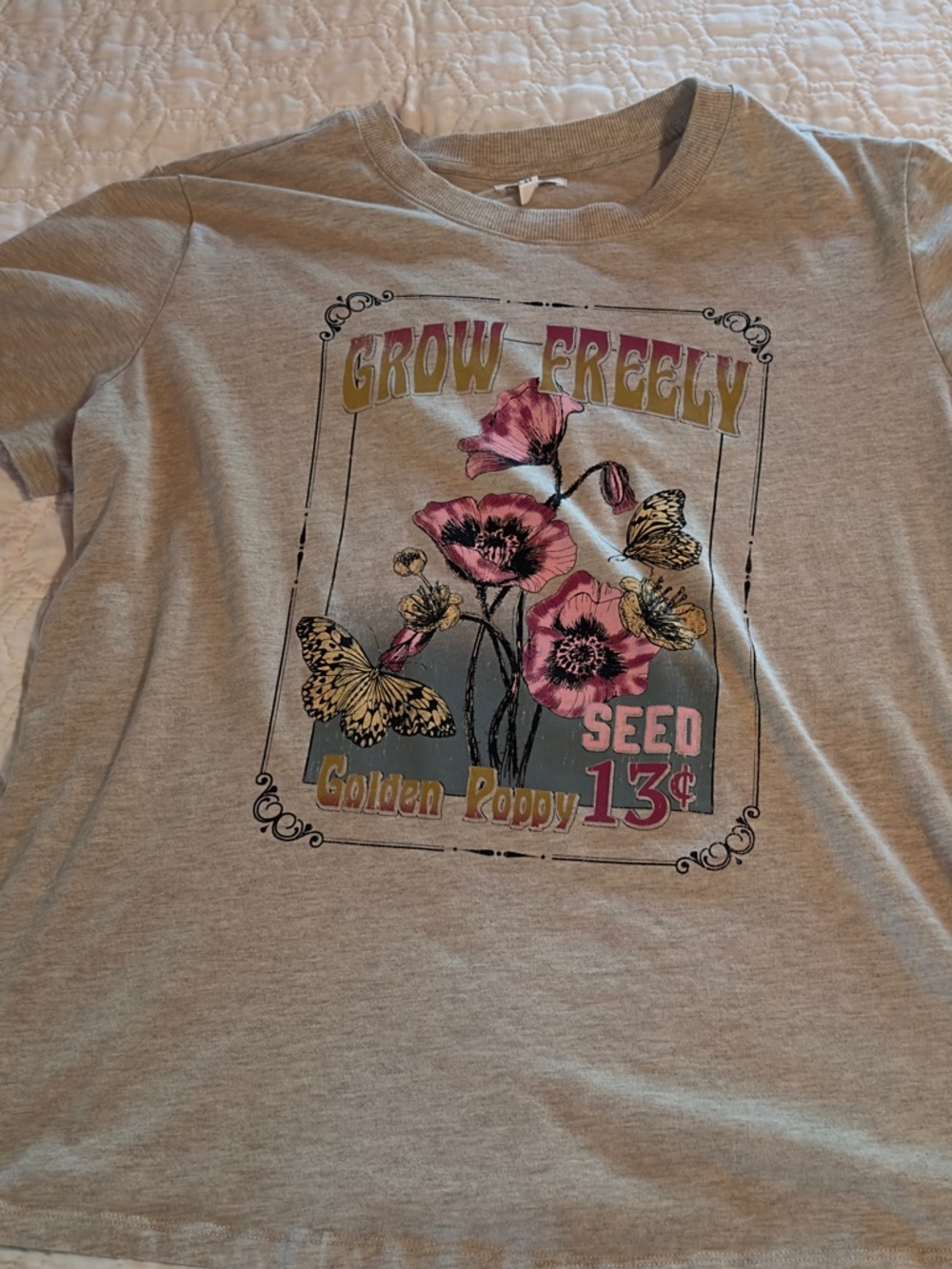 Maurices Neutral Crewneck Tee in Light Beige